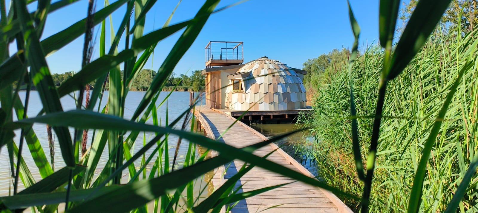cabane les flots Domaine des Feuilles proche macon